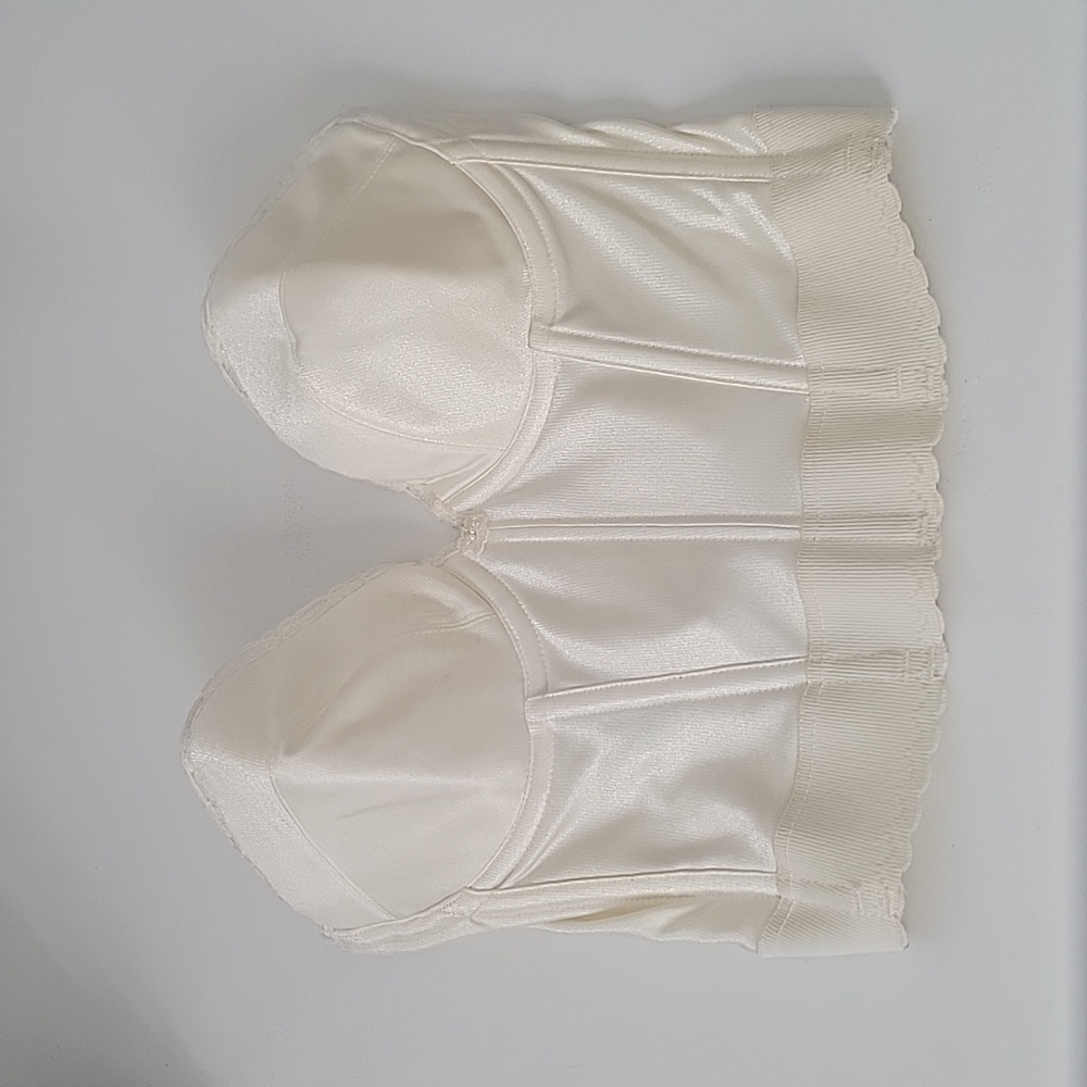 Longline backless strapless bra with underwire and boning